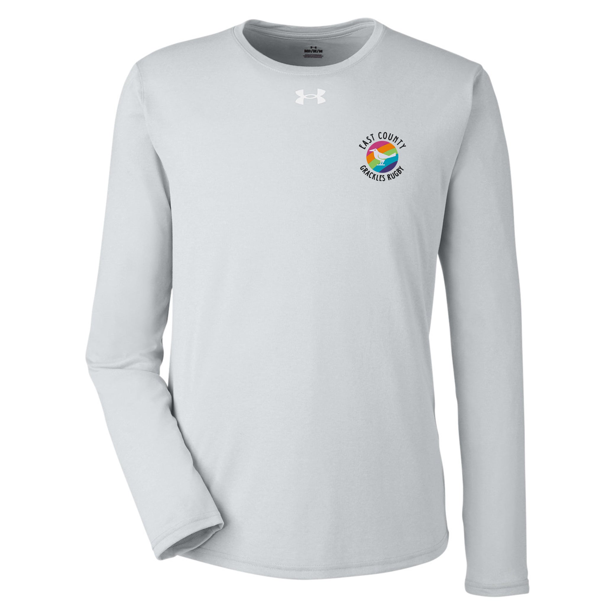 East Co. Grackles UA Team Tech Long Sleeve T-Shirt for Men - Moisture Wicking Athletic Shirt for Basketball, Football & Workout