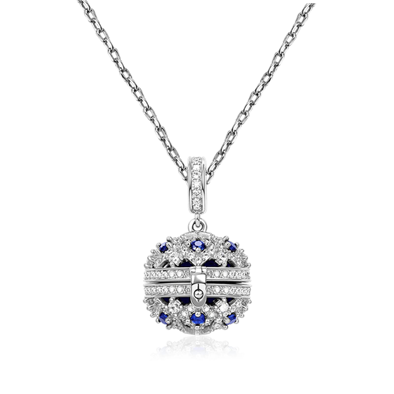 GNOCE I Love You Forever 925 Sterling Silver Turtle Pendant Necklace for Women, Teens, Brides – Mother's Day & Father's Day Gift with Essential Oil Ball – Perfect for Family Bonding, Couple Matching & Special Occasions