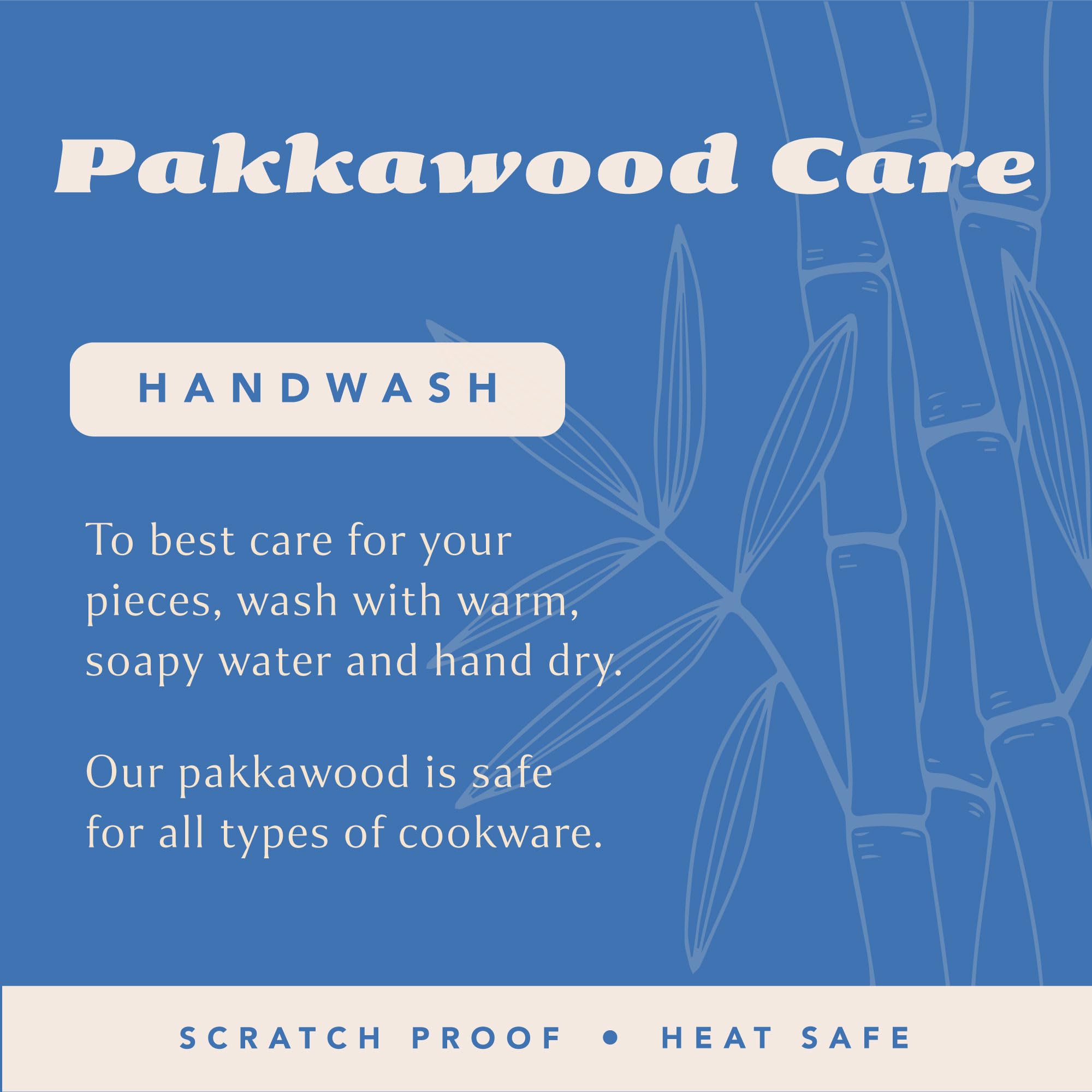 Premium Pakkawood 6-Piece Utensil Set - Wooden Kitchen Spoons, Slotted Spoon, Corner Spoon, Spatula, 13