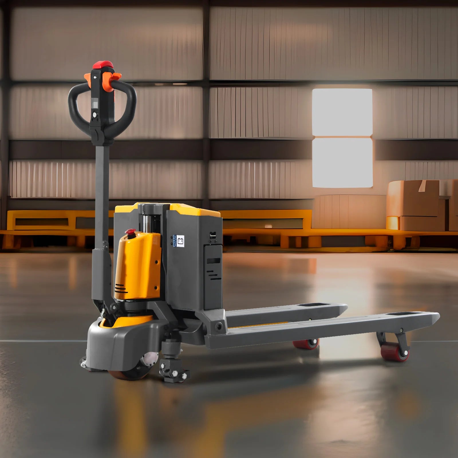 Apollolift A 1037 Full Electric Lithium Pallet Jack - 3300 lbs Capacity, 48