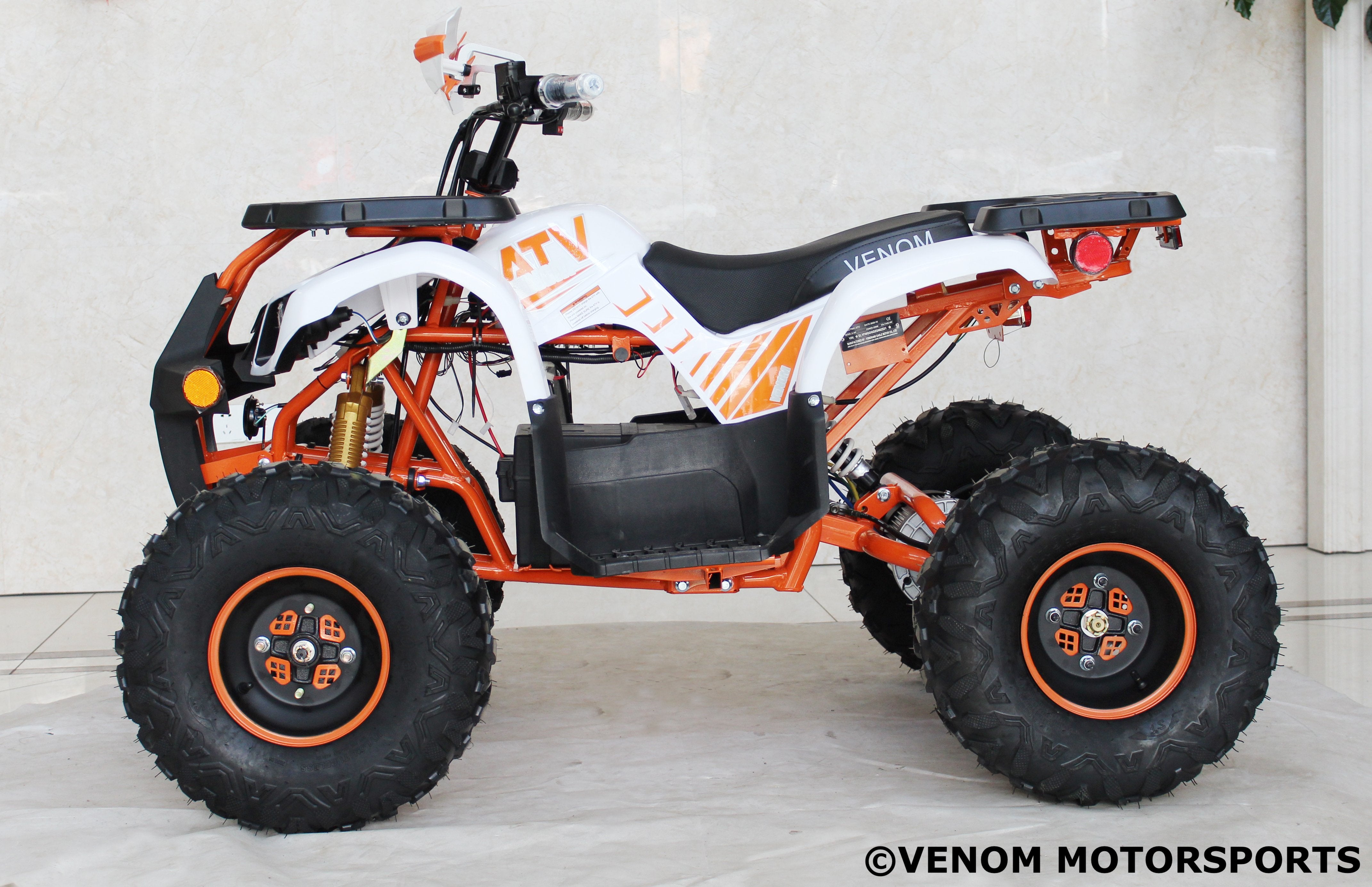 1500W 48V Brushless Electric ATV for Adults - Powerful Off-Road Quad Bike for Hunting, Camping & Farm Work
