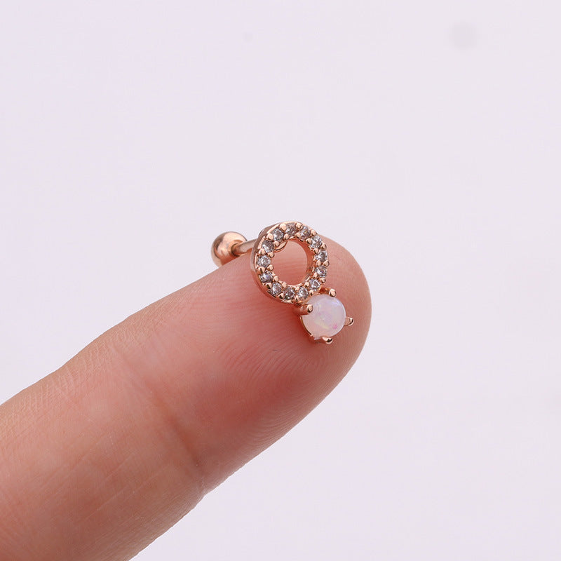 20G Cartilage Tiny Stud Earrings - Pineapple Stud Earrings for Women, Cute Gold Plated Piercing Jewelry | Perfect for Daily Wear, Gifts, and Summer Outfits