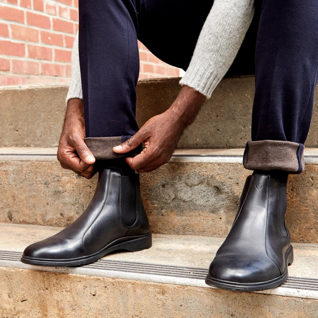 The Chelsea (Obsidian) - Premium Black Boots for Women - Waterproof & Comfortable Ankle Boots - Perfect for Fall, Winter & Rainy Days