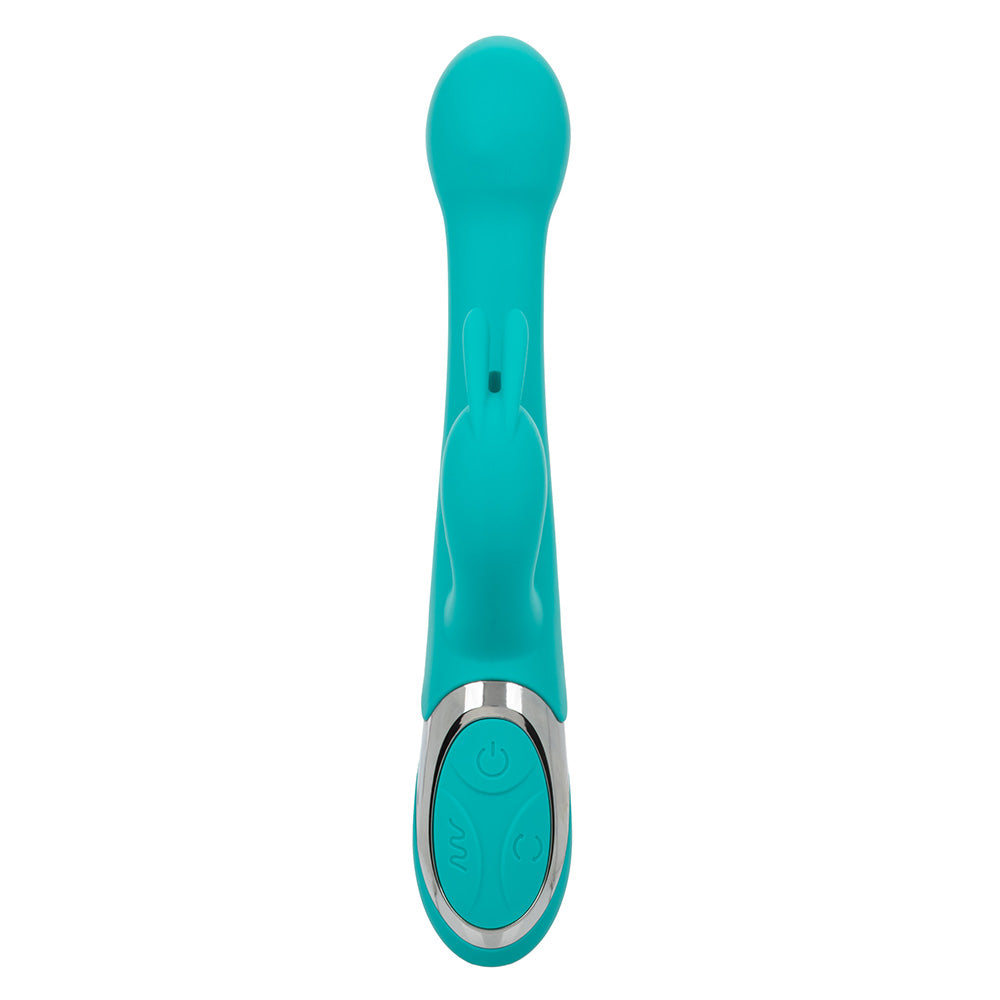 Enchanted Oscillating Thrusting Rabbit Vibrator with Rotating G-Spot Beads - Powerful Dual Stimulation for Women, Perfect for Solo Play & Couples Intimacy