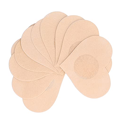 5 Pairs Breathable Nipple Covers for Women - Heart Shaped Pasties with Adhesive for Lactation, Travel & Everyday Comfort | Reusable, Free Size Breast Petals for Nursing Moms & Fashion Use