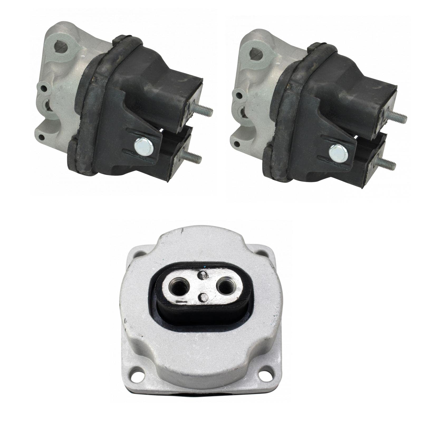 TRQ Engine & Transmission Mount Kit Compatible with Dodge 300 Challenger Charger Magnum - Replacement for Worn Mounts - Improves Ride Comfort & Reduces Vibration (Perfect for Performance Upgrades & Smooth Driving Experience)