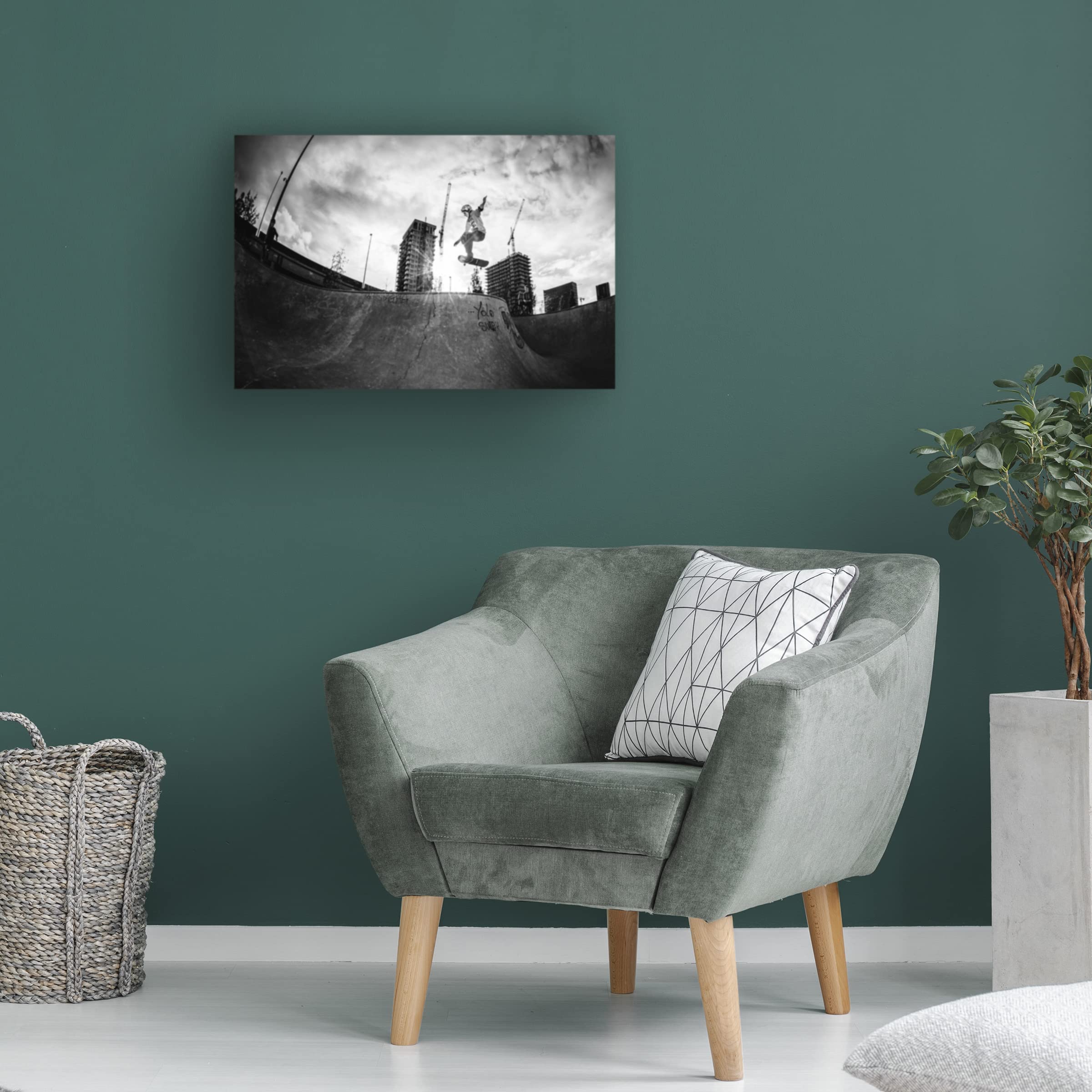 Trademark Fine Art 'Yolo' Canvas Wall Art Print by Eric Verbiest - Modern Home Decor for Living Room, Bedroom & Office