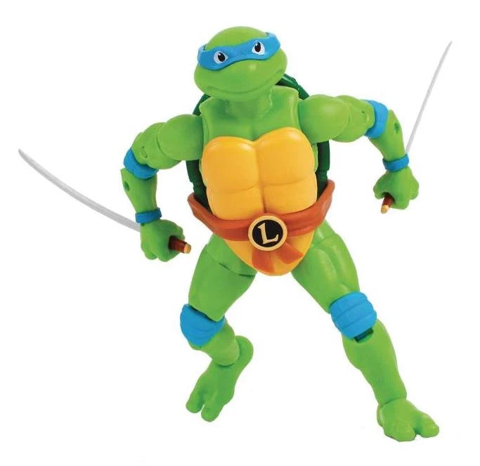BST AXN Teenage Mutant Ninja Turtles Leonardo Action Figure - Collectible TMNT Toy for Kids & Adults - Perfect for Display, Play & Gifts