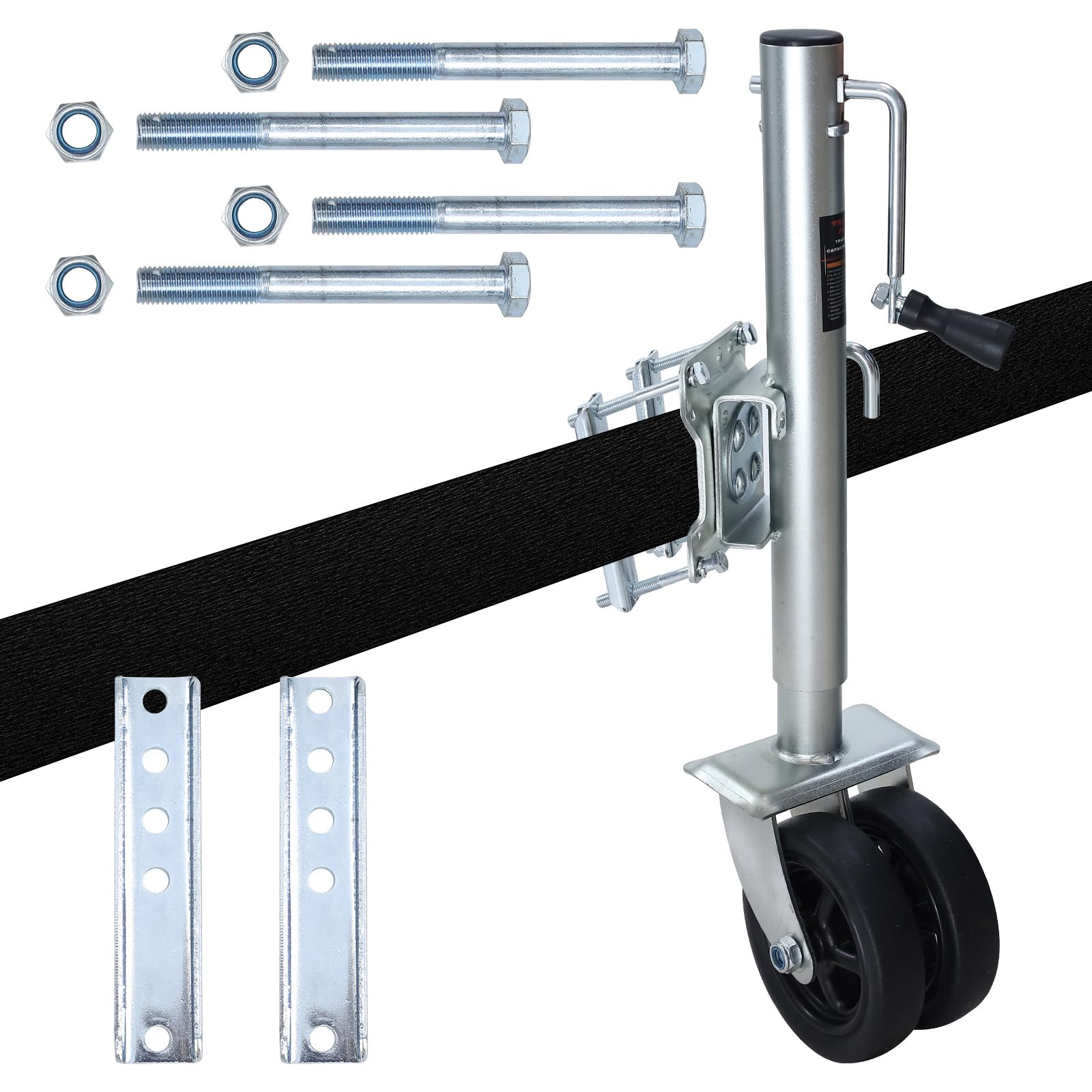 Heavy Duty 2000 lbs Boat Trailer Jack with 7.5