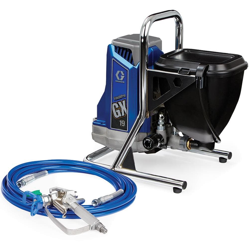 Graco FinishPro GX19 Electric Airless Paint Sprayer - Professional Grade for Walls, Ceilings, Fences & DIY Home Projects