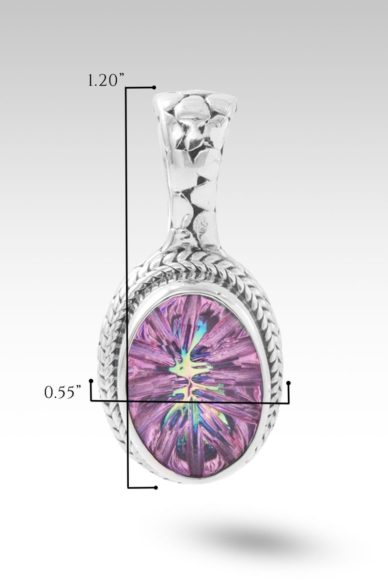Heavenly Wisdom Pendant™ - Mystic Quartz Crystal Necklace for Spiritual Healing & Meditation | Perfect for Yoga, Reiki, and Energy Work