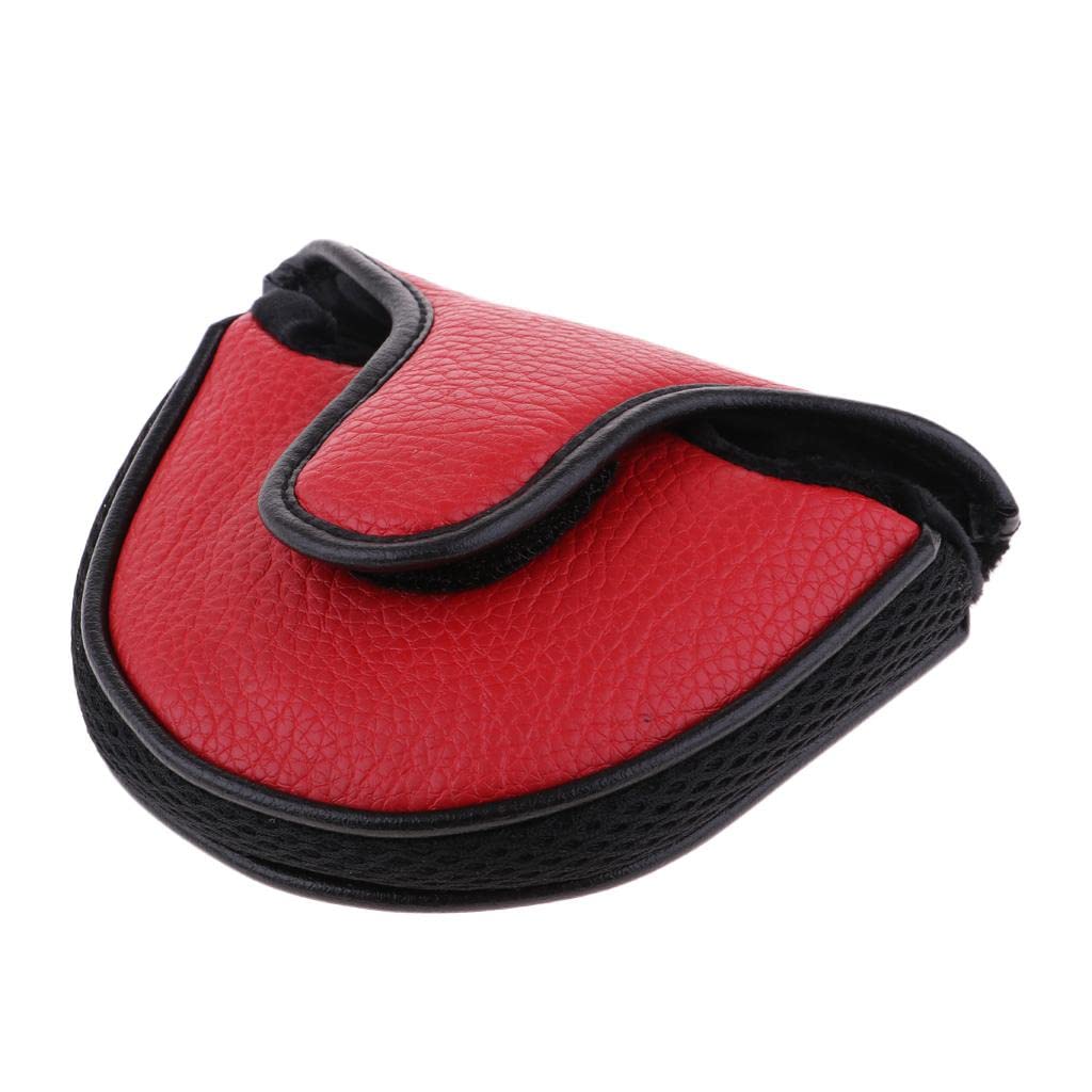 Premium PU Golf Mallet Putter Headcover - Waterproof Club Protector for Mallet Putters | Golf Accessories & Equipment | Perfect for Course Play, Practice & Club Protection