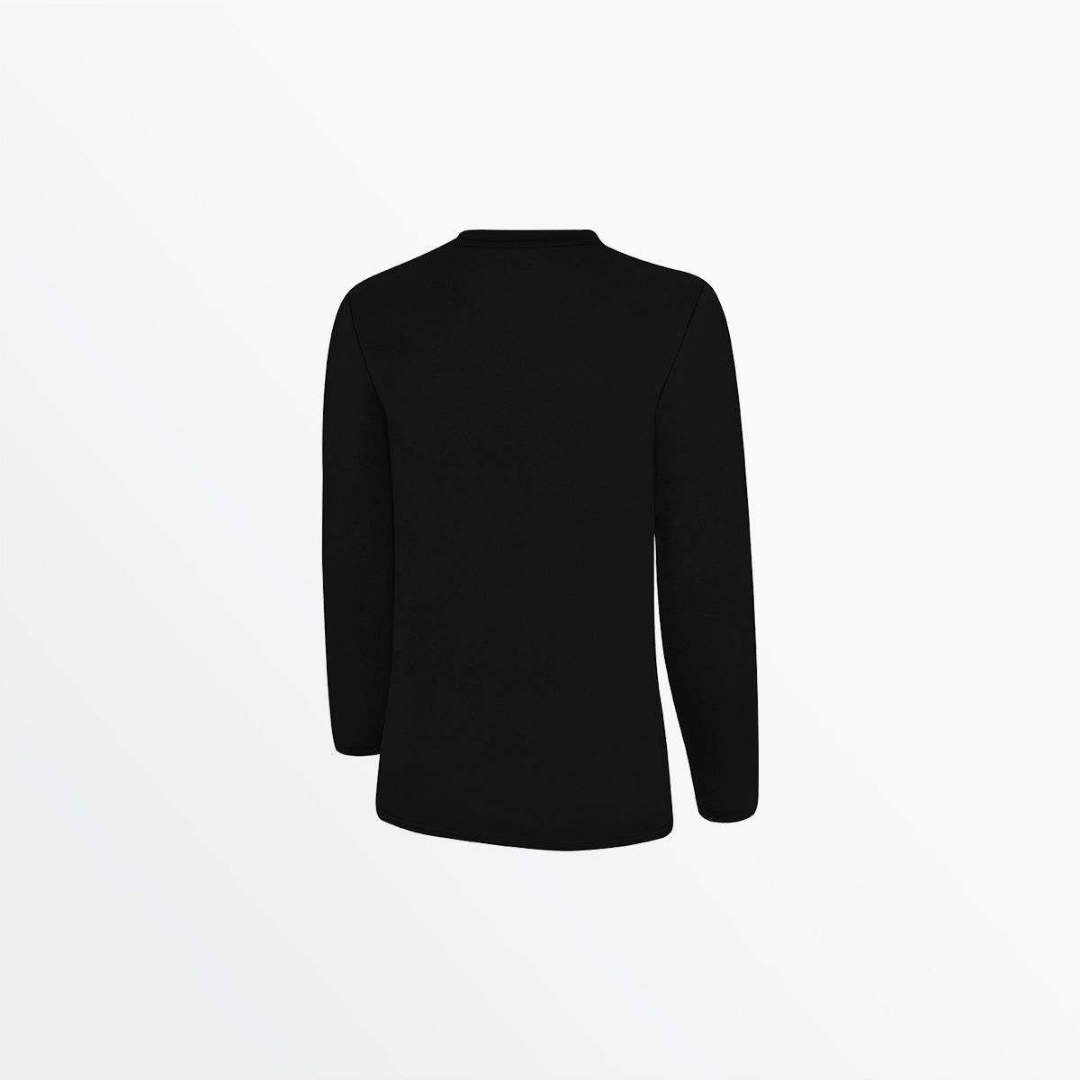Women's Basic Crew Neck Long Sleeve Polyester T-Shirt - Soft Comfort Fit Casual Top for Everyday Wear, Work & Layering