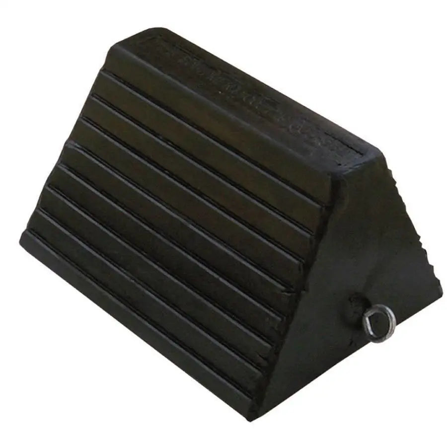 AME Heavy Duty Rubber Wheel Chocks for Vehicles - Non-Slip Parking Block for Trucks, Trailers, RVs & Boats - Perfect for Parking, Storage & Towing Safety