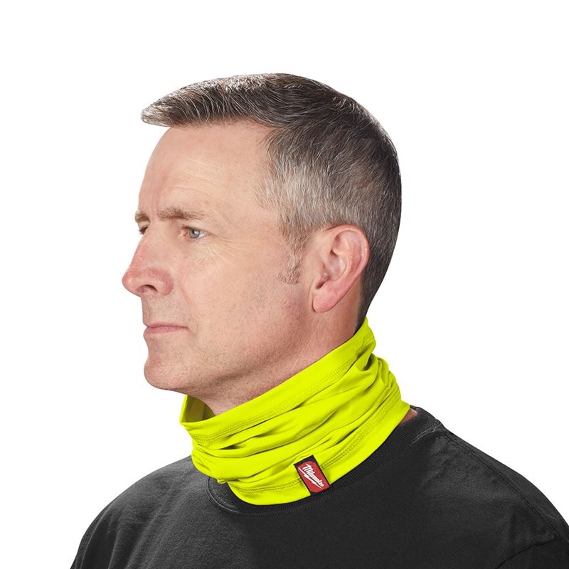 423HV High Visibility Multi-Functional Neck Gaiter - UV Protection, Moisture Wicking & Breathable for Outdoor Work, Cycling, Running & Winter Sports