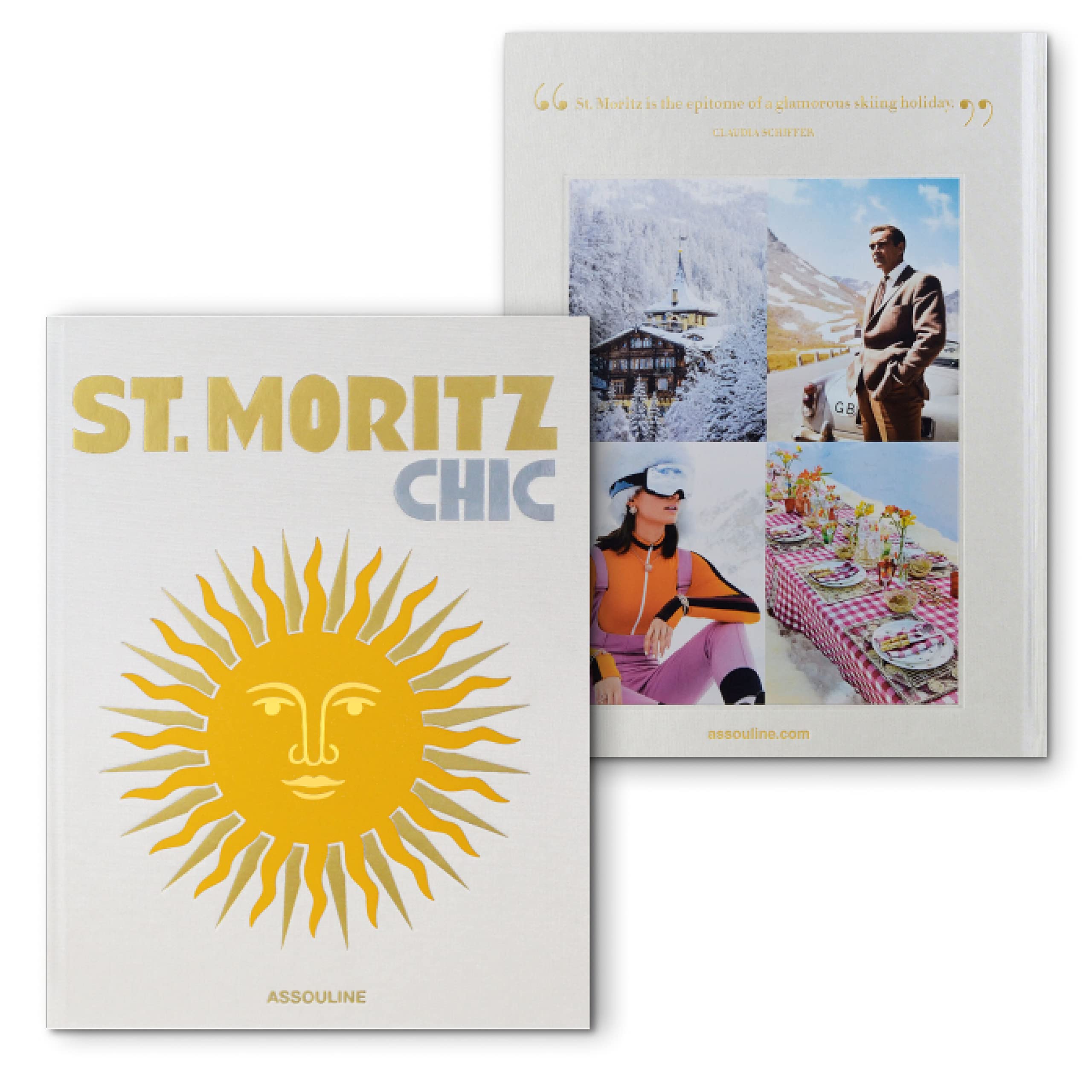 St. Moritz Chic Luxury Coffee Table Book by Assouline - Elegant Home Decor & Gift for Travel Lovers - Perfect for Living Rooms, Offices & Hotel Lobbies