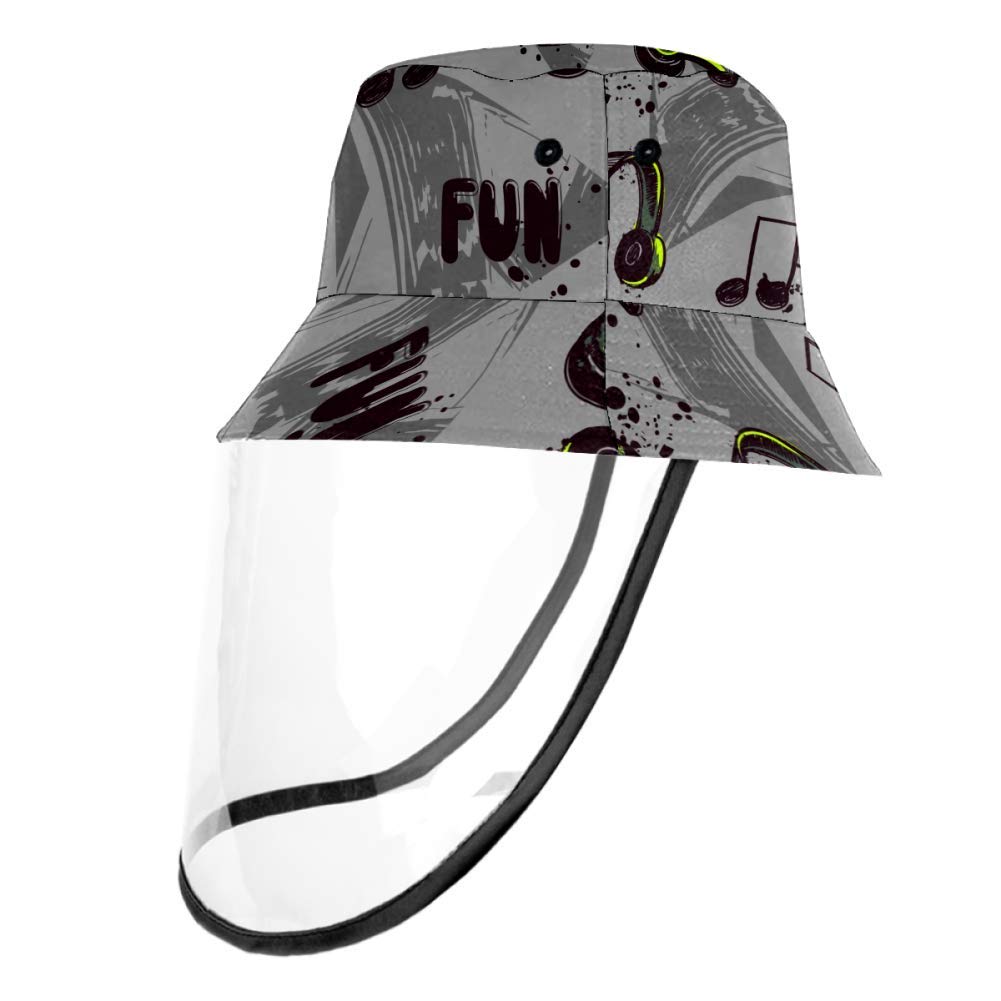 Removable Sun Hat for Men & Women - Casual Fisherman Bucket Hat with Music Headset Design | Perfect for Summer Beach, Fishing, and Outdoor Activities