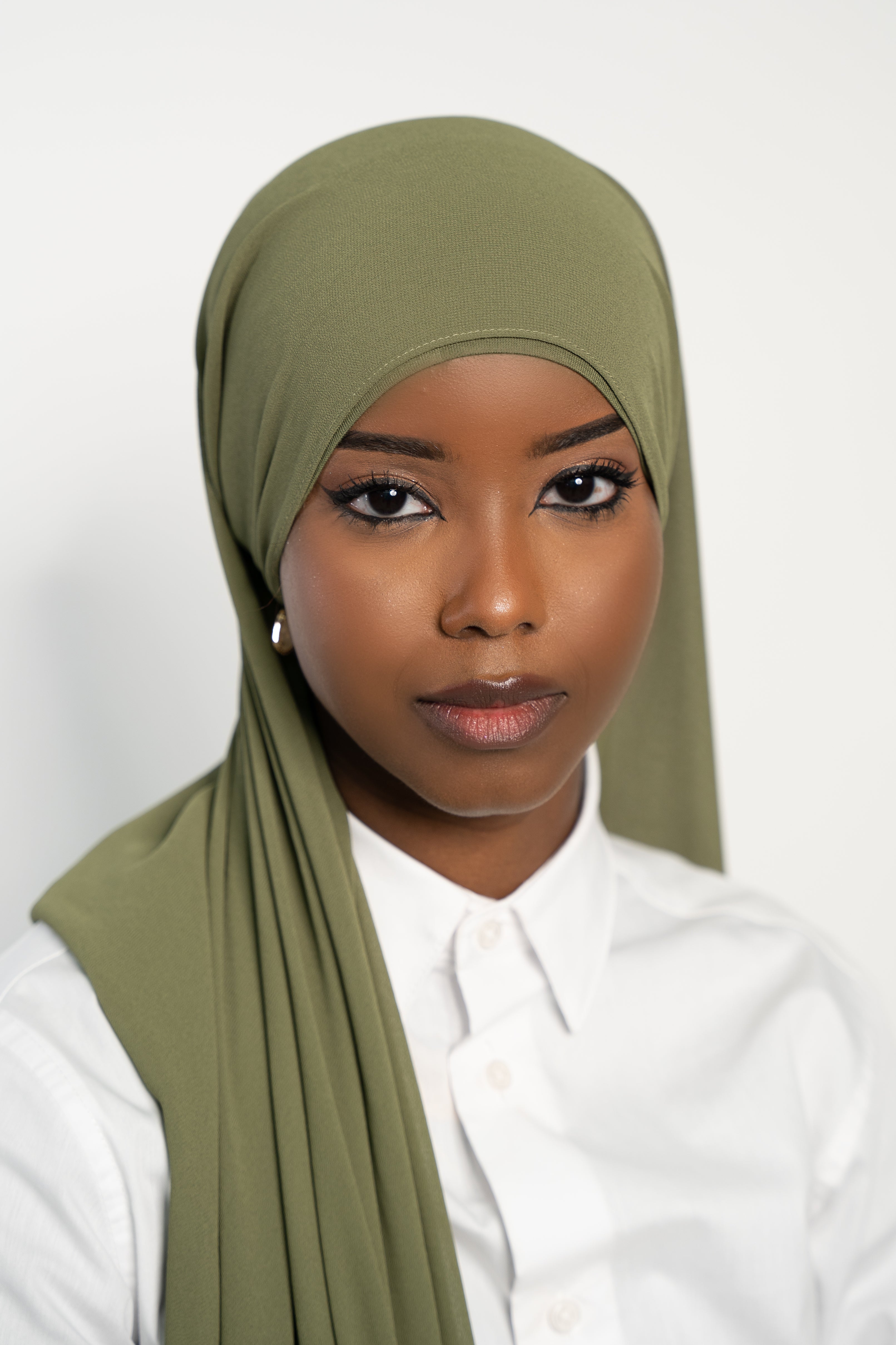 Elegant Chiffon Hijab Set for Women - Soft & Breathable Muslim Scarf - Perfect for Daily Wear, Prayer, and Special Occasions