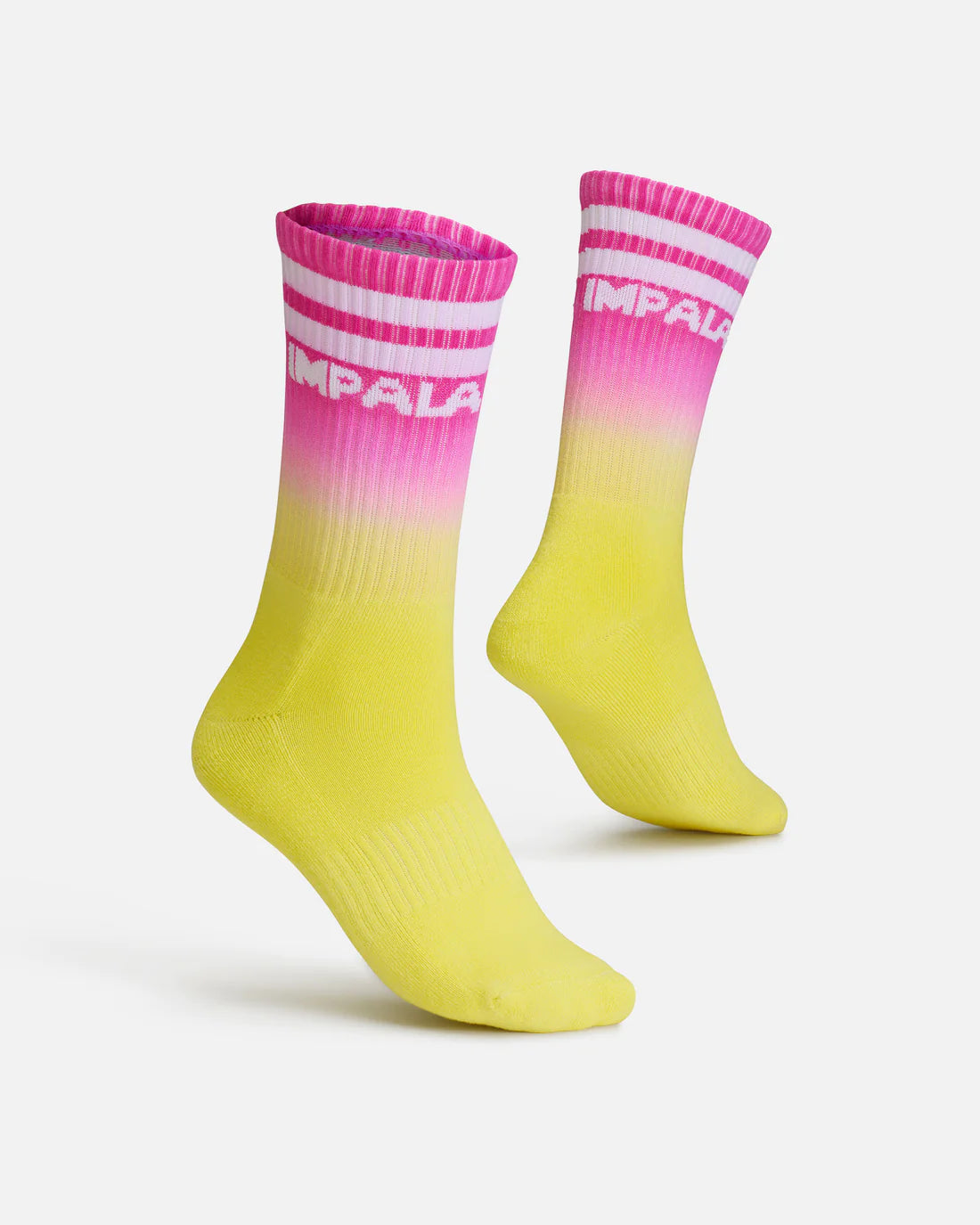 Impala Skate Socks 3 Pack - Colorful Cushioned Crew Socks for Roller Skating, Roller Derby & Skateboarding - Tropicana Print - Comfortable & Durable Performance Socks for Skaters