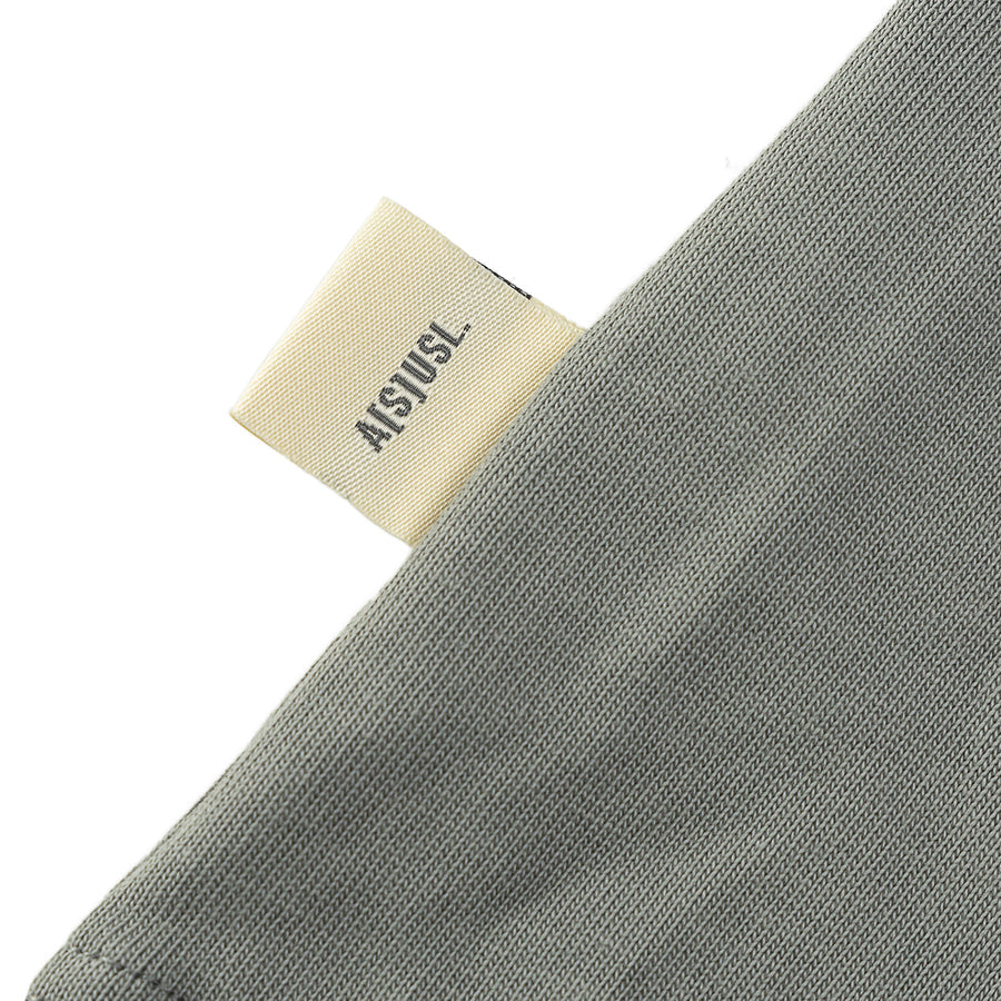 ASUSL Reflective Logo Long Sleeve T-Shirt - Light Grey | High-Visibility Streetwear for Running, Cycling & Night Safety