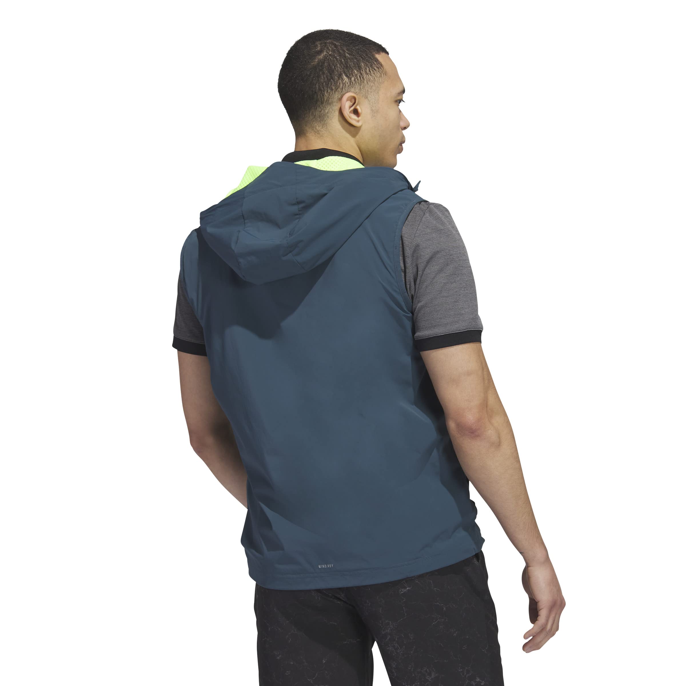 Adidas Men's Ultimate365 Tour Wind-Ready Golf Vest - Lightweight & Water-Resistant for All-Weather Performance on the Golf Course