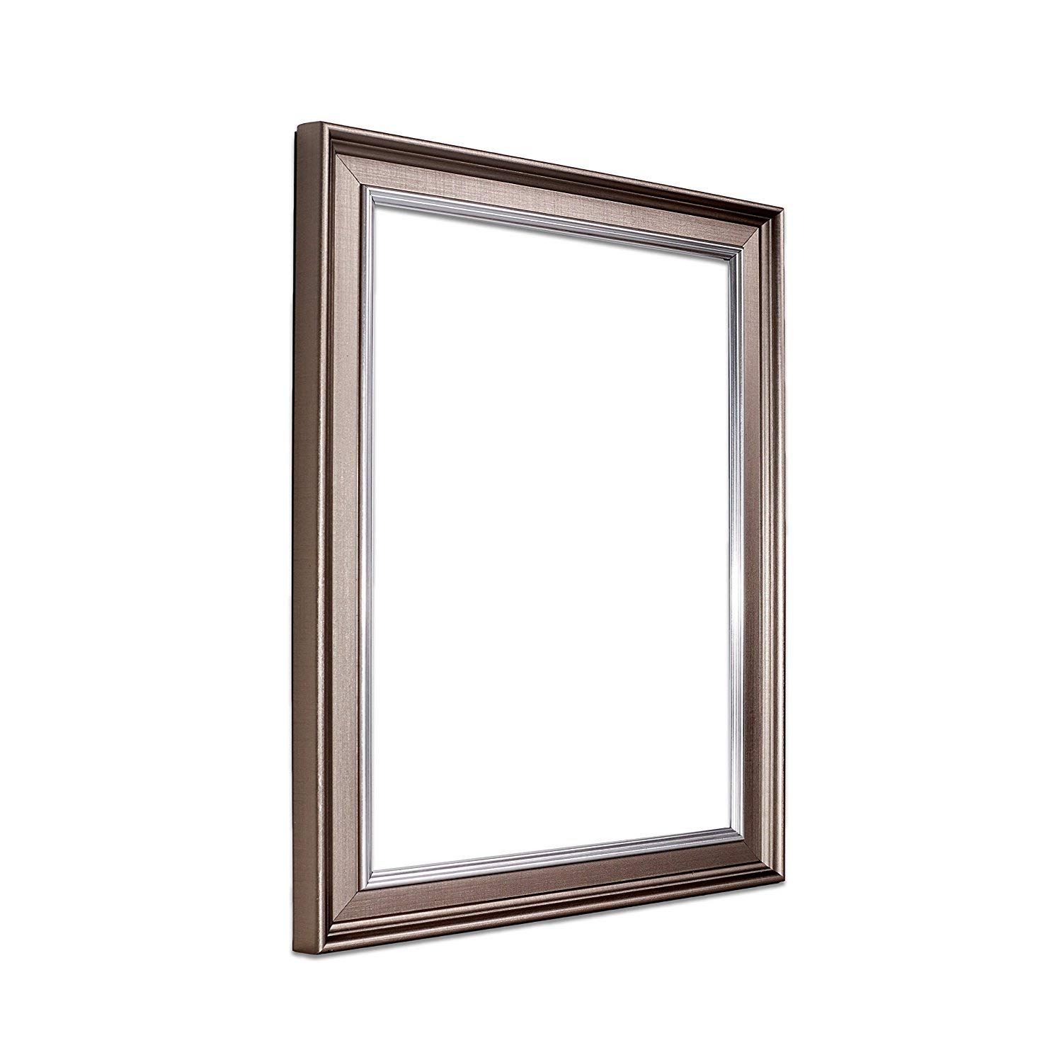 Shabby Chic Oslo 16x12 Inch Gunmetal Picture Frame - Vintage Style Photo & Poster Frame for Wall Decor, Home Office, Gallery Displays