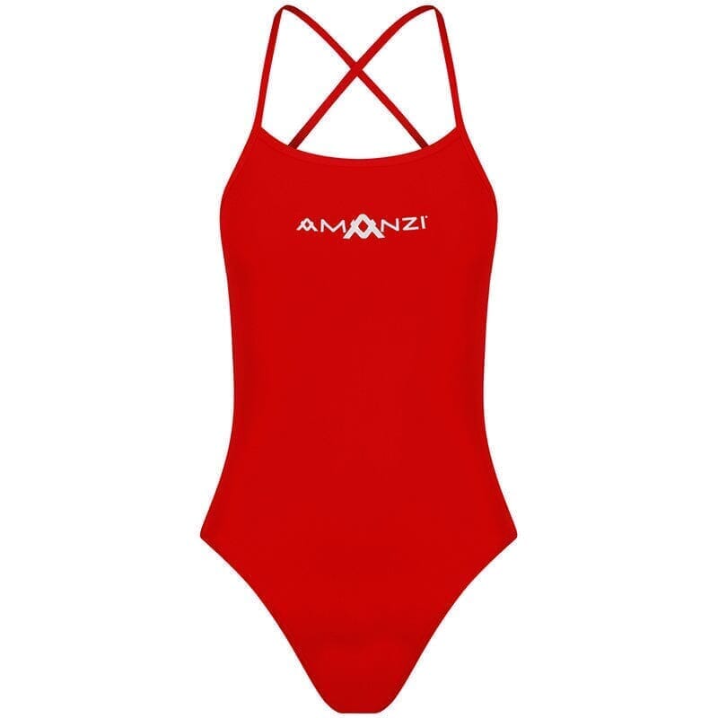 AMANZI Girls Tie Back Swimsuit - Stylish One-Piece Bathing Suit for Kids | Perfect for Beach, Pool & Summer Vacations