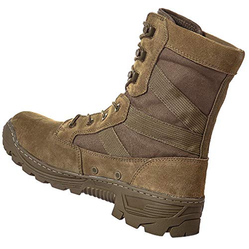 Men's Tactical Combat Boots - High-Top Jungle Military Boots, Ultralight Outdoor Hiking & Climbing Shoes for Men, Brown Size 10 US (44 EU/9.5 UK) - Perfect for Outdoor Adventures, Survival Training & Heavy Duty Work
