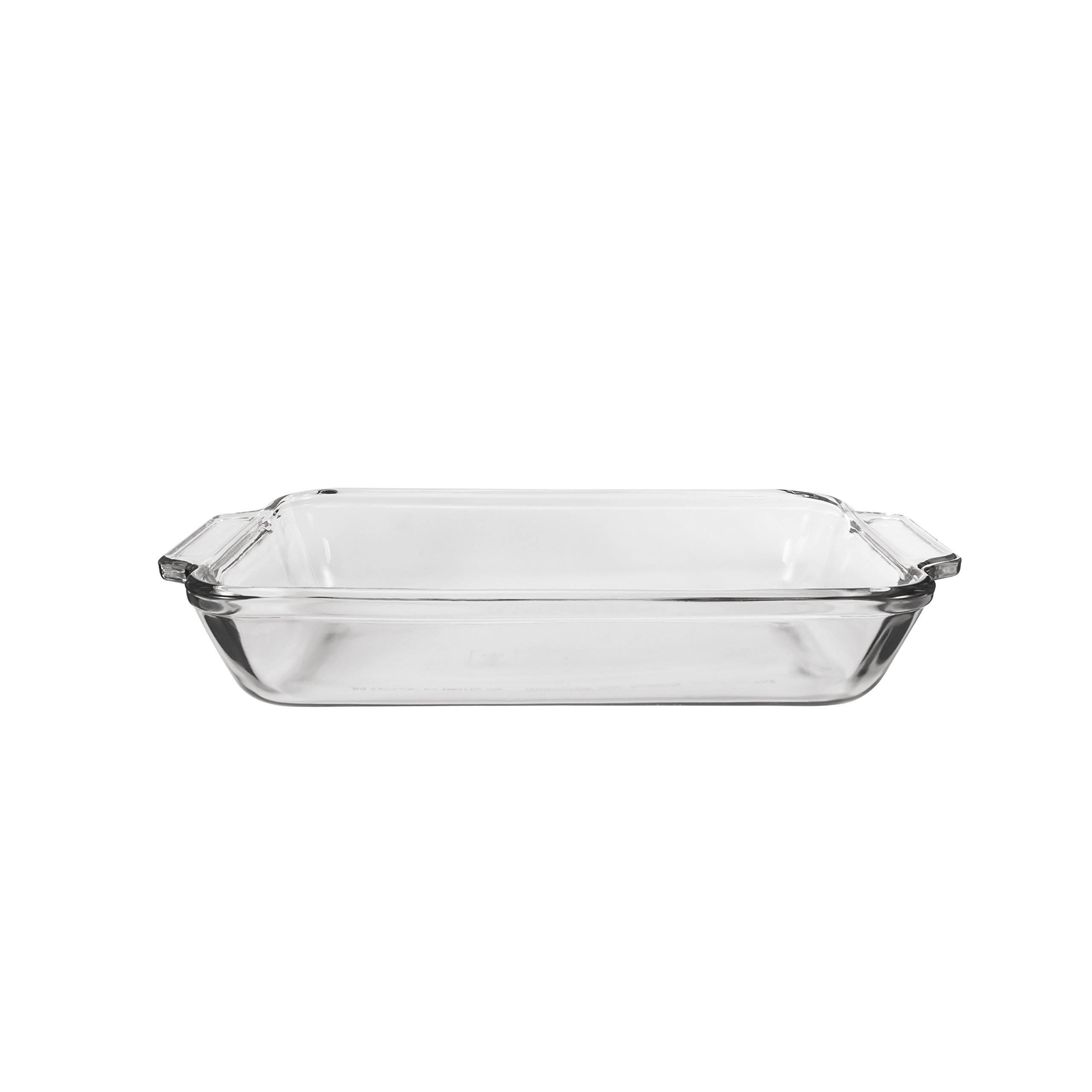 Anchor Hocking 2-Piece Glass Baking Dish Set - 2 Qt & 3 Qt Oven-Safe Casserole Dishes for Baking, Roasting & Meal Prep - Perfect for Lasagna, Casseroles & Desserts