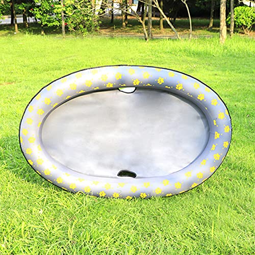 VALINK Inflatable Dog Pool Float - Durable Pet Swimming Raft with Comfortable Design, Perfect for Summer Water Play & Relaxation - Great for Backyard Pools, Lakes, and Beach Outings with Your Dog