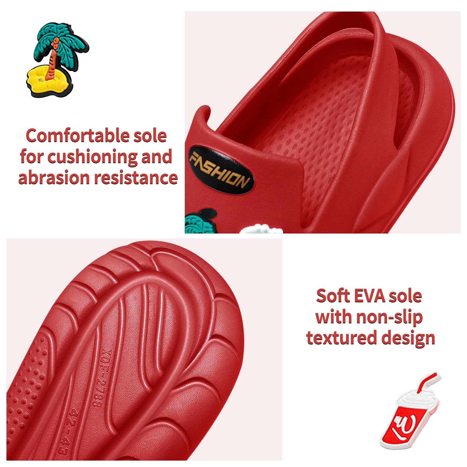 Breathable Unisex Garden Clogs - Comfortable Slip-On Beach Sandals for Women & Men | Perfect for Summer, Gardening, Poolside & Outdoor Activities