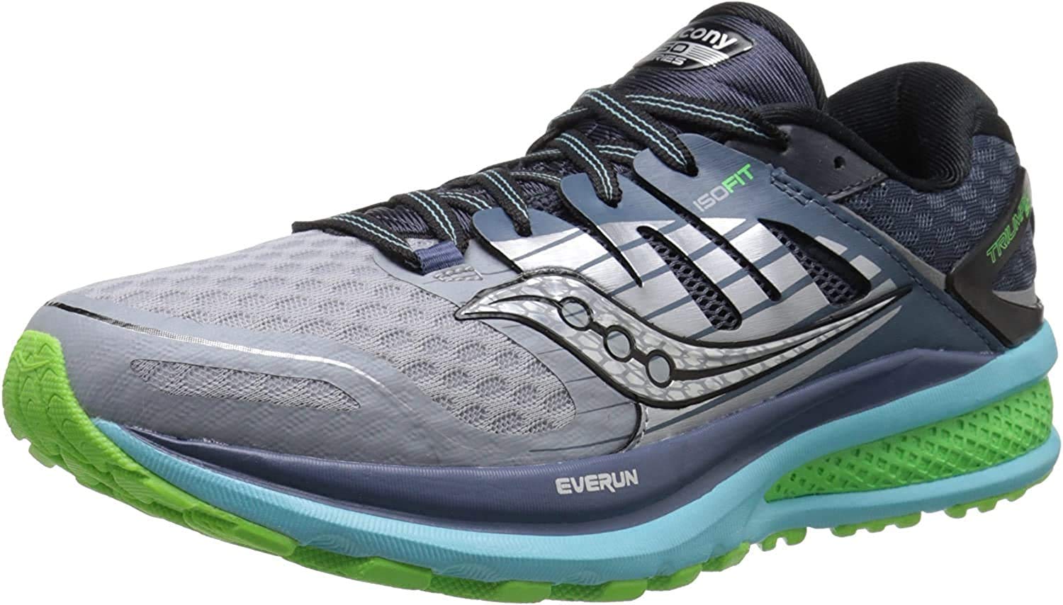 Saucony Women's Triumph ISO 2 Running Shoes - Lightweight Cushioned Sneakers for Road Running, Jogging & Gym Workouts - Perfect for Marathon Training & Daily Fitness