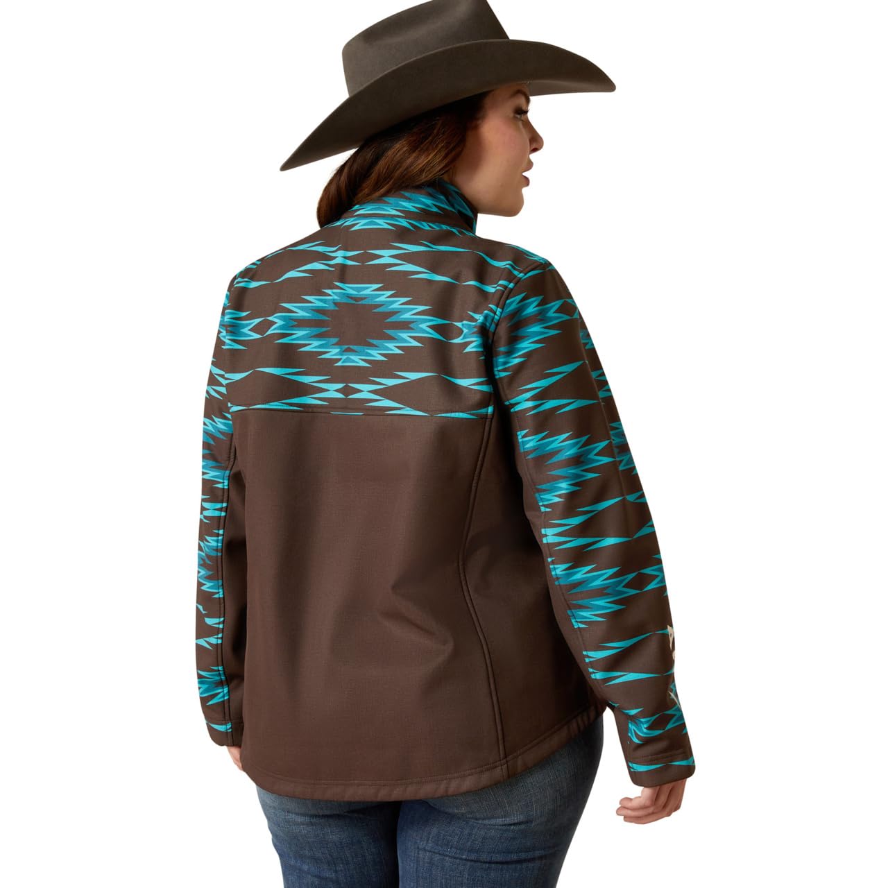 ARIAT Women's Aurora Softshell Jacket - Windproof & Water-Resistant Winter Coat for Outdoor Activities, Hiking & Casual Wear