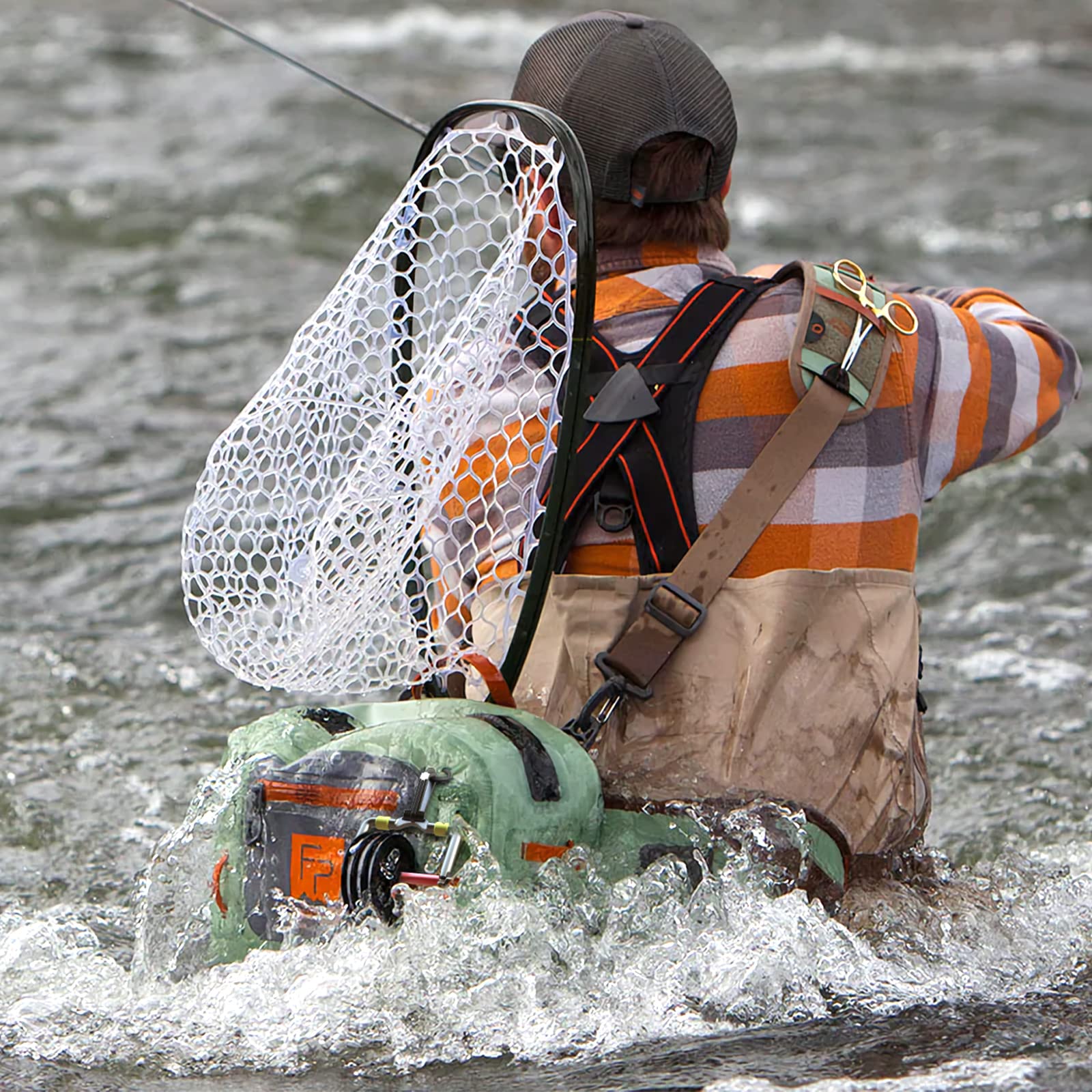 Premium KOMCLUB Fly Fishing Tippet Holder - Dry Fly Organizer Spool with Head Gate for Fly Line Leaders - Perfect for Attaching to Fishing Vests - Ideal for Stream, River & Lake Fly Fishing Adventures