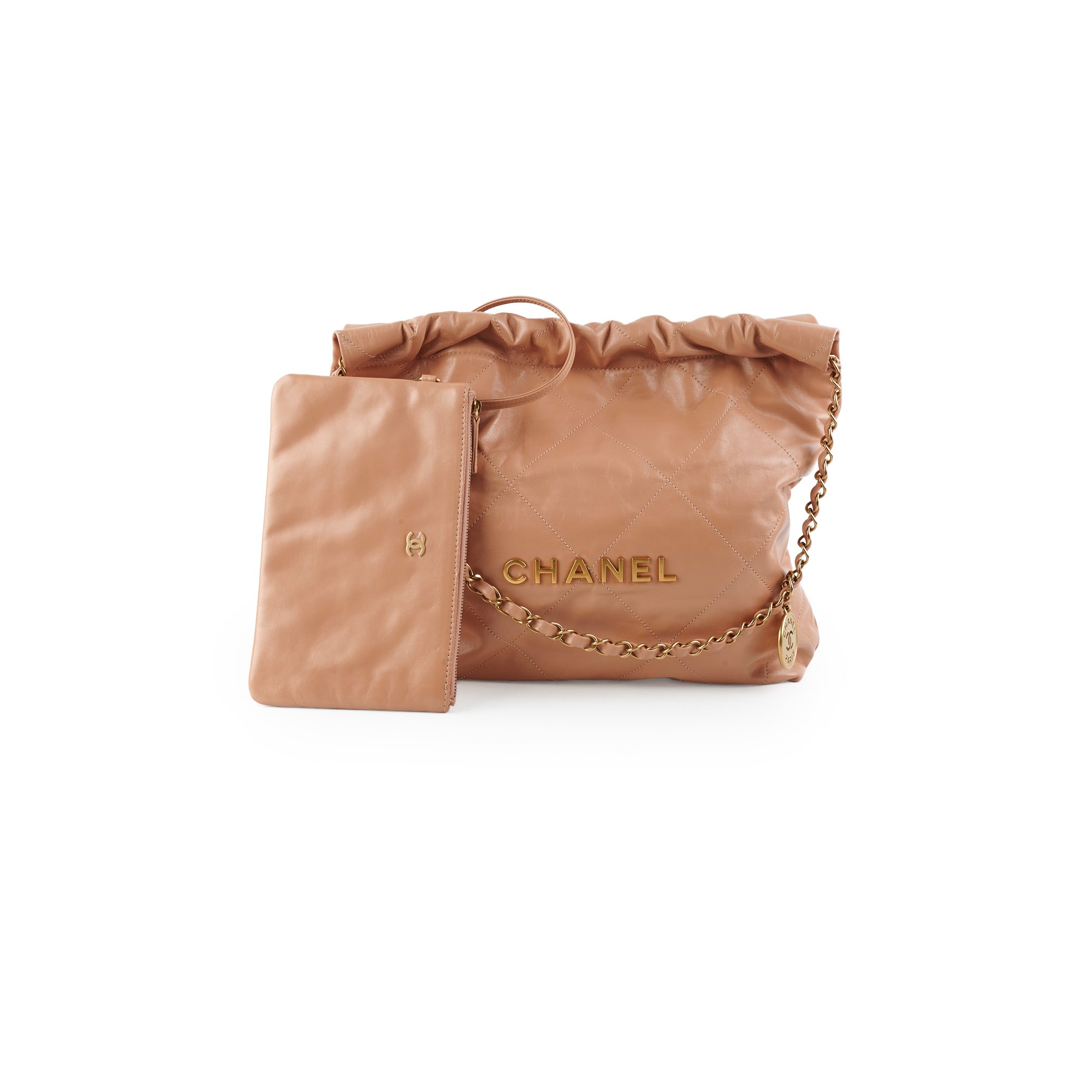 Chanel 22 Small Handbag in Caramel - Luxury Leather Shoulder Bag for Women | Perfect for Everyday Use, Work & Special Occasions