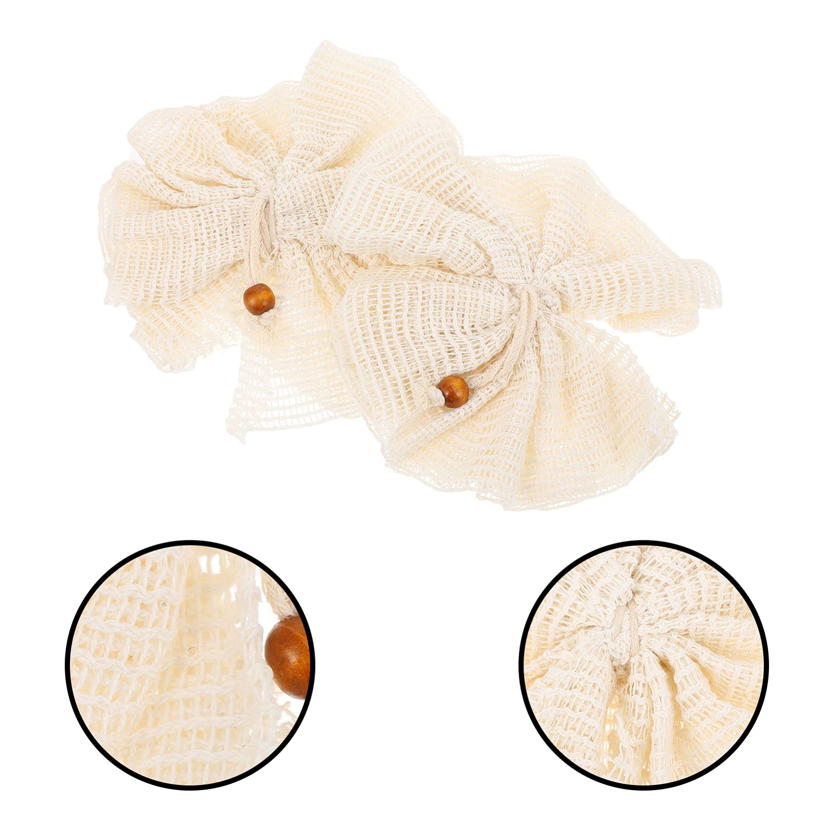 FOMIYES 2-Pack Exfoliating Bath Sponges & Shower Pouf - Sisal Loofah Gloves for Body Wash, Shampoo & Skin Care - Soft Bath Flower Sponge for Gentle Cleansing & Relaxing Shower Experience - Perfect for Spa, Home Bath & Gift Sets