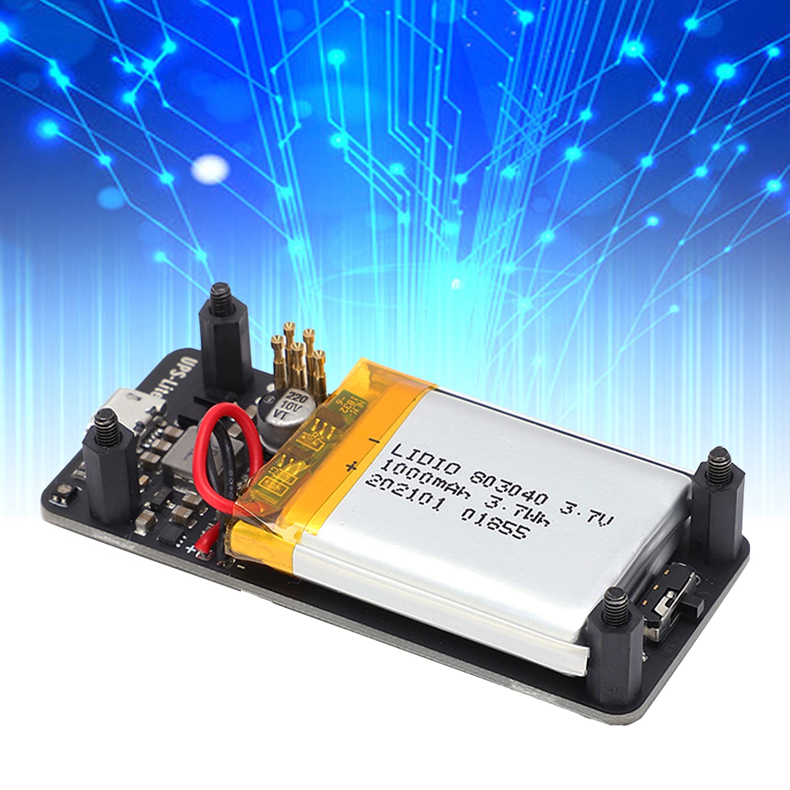 UPS Power Supply Board & Battery Pack - Replacement UPS Charger Accessory for Home & Office Backup Power Solutions