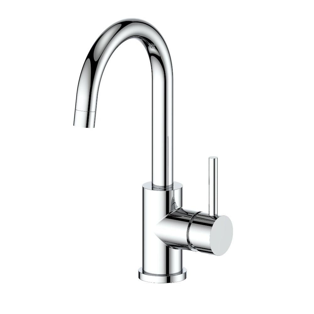 ZLINE Renoir Single Handle Chrome Kitchen Faucet - Modern Pull-Down Sprayer for Sink, Perfect for Home Kitchen Remodeling & Dishwashing (REN KF CH)