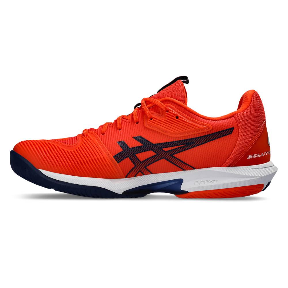 ASICS Solution Speed FF 3 Men's Tennis Shoes - Lightweight Performance Court Shoes for Competitive Play (Orange/Blue) | Ideal for Hard Court Matches & Training Sessions