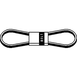 Massey Ferguson Fan Belt A-2801859M1 - Replacement Cooling System Belt for Tractors & Agricultural Equipment - Durable & High-Performance