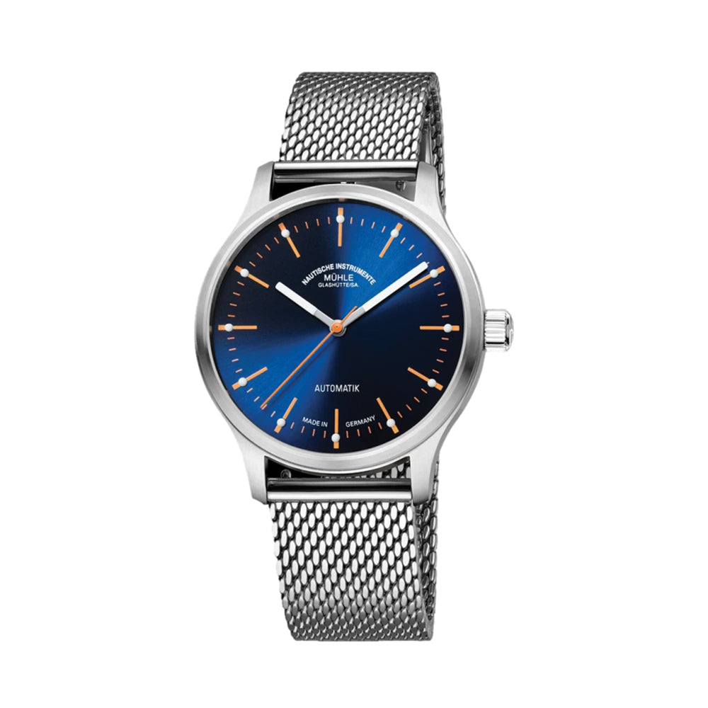 Panova Blue 40mm Milanese Loop Stainless Steel Watch Band - Premium Adjustable Bracelet for Apple Watch, Fitbit & Smartwatches - Perfect for Workouts, Office & Everyday Wear