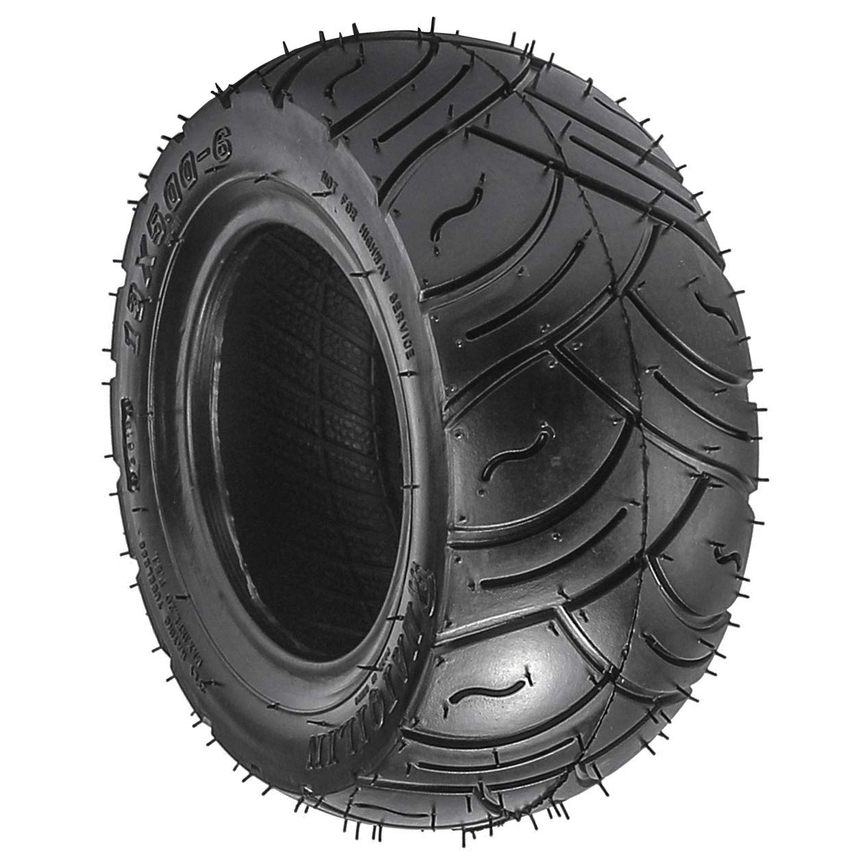 13x5-6 Tubeless ATV Tires - Heavy Duty All Terrain Tires for Go Kart, Quad Bike, Buggy & Golf Cart - Perfect for Off-Road, Lawn Mowing & Recreational Riding