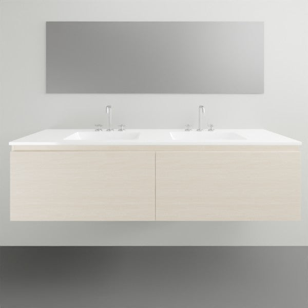 ADP Glacier Lite All Drawer Slim Vanity with Ceramic Top - Modern Bathroom Vanity Set with Storage Drawers & White Ceramic Countertop - Perfect for Small Bathrooms, Powder Rooms & Guest Baths