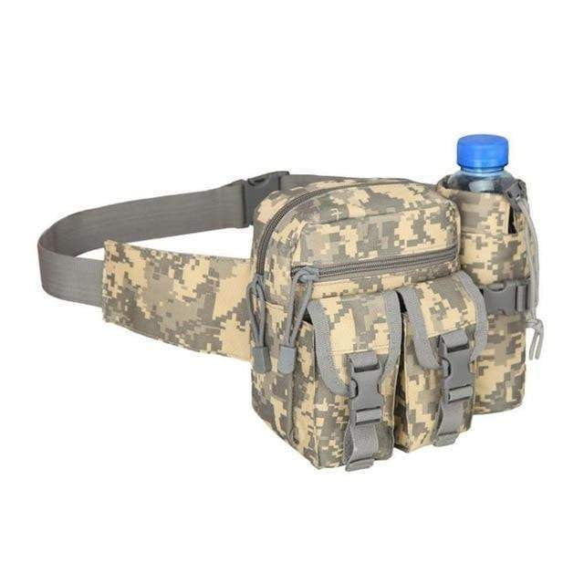 Military Tactical Hip Pack - Waterproof Outdoor Waist Bag for Camping, Hiking & Travel | Holds Water Bottle & Essentials | Perfect for Adventure, Sports & Daily Use