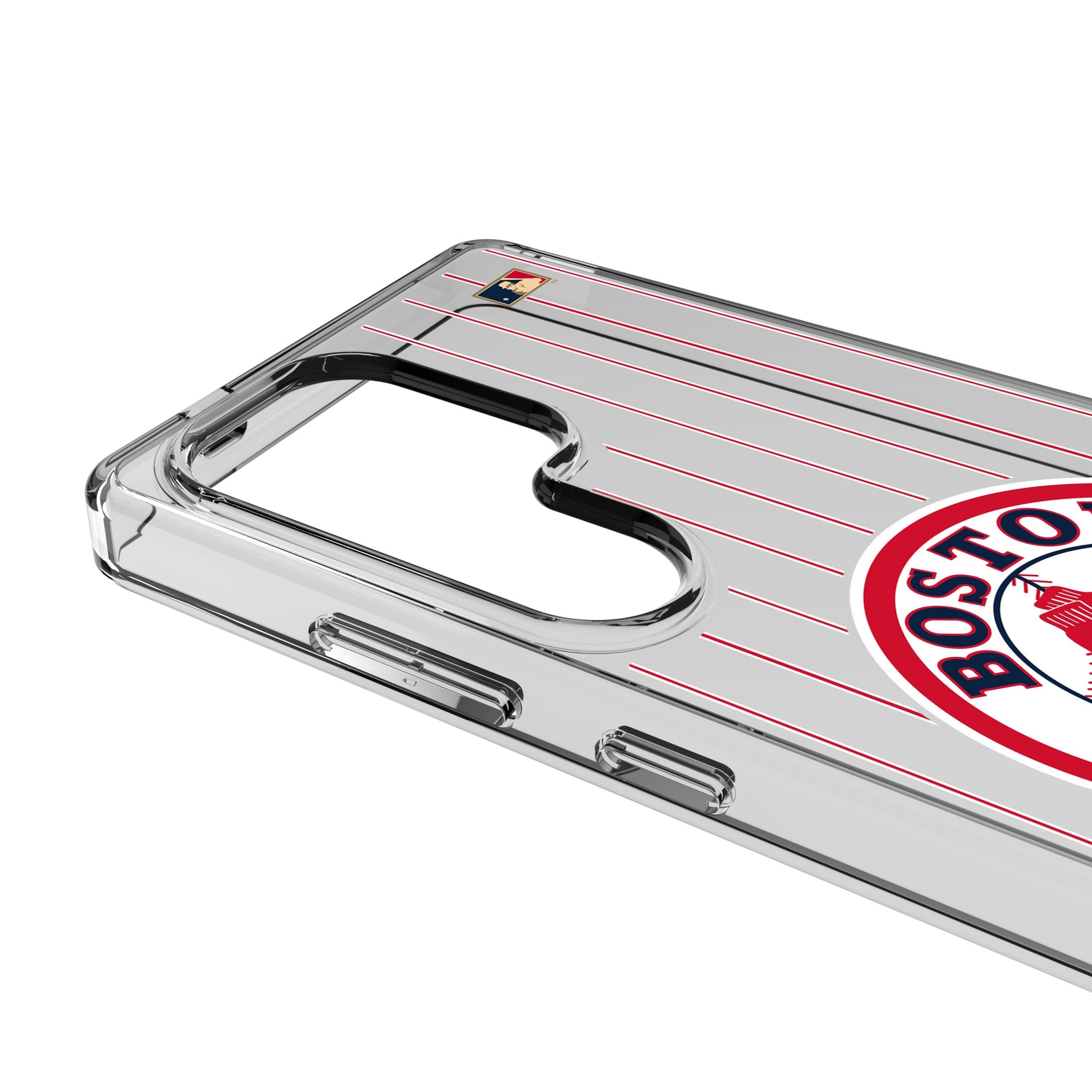 Boston Red Sox 1976-2008 Cooperstown Collection Pinstripe Clear Phone Case for Samsung Galaxy - Perfect for Baseball Fans & Game Day Protection
