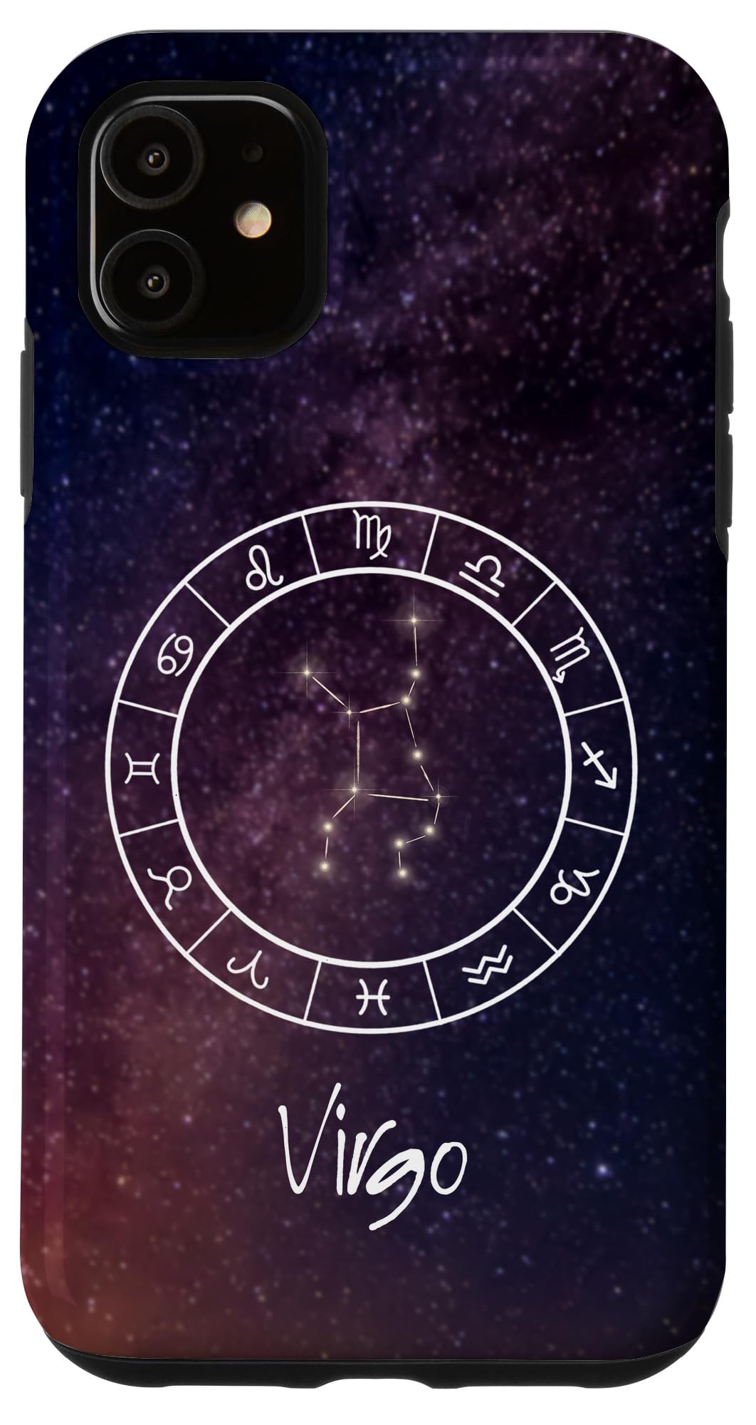 iPhone 11 Zodiac Sign Virgo Phone Case - Slim Protective Cover for Women & Girls - Perfect for Daily Use, Work, School & Travel