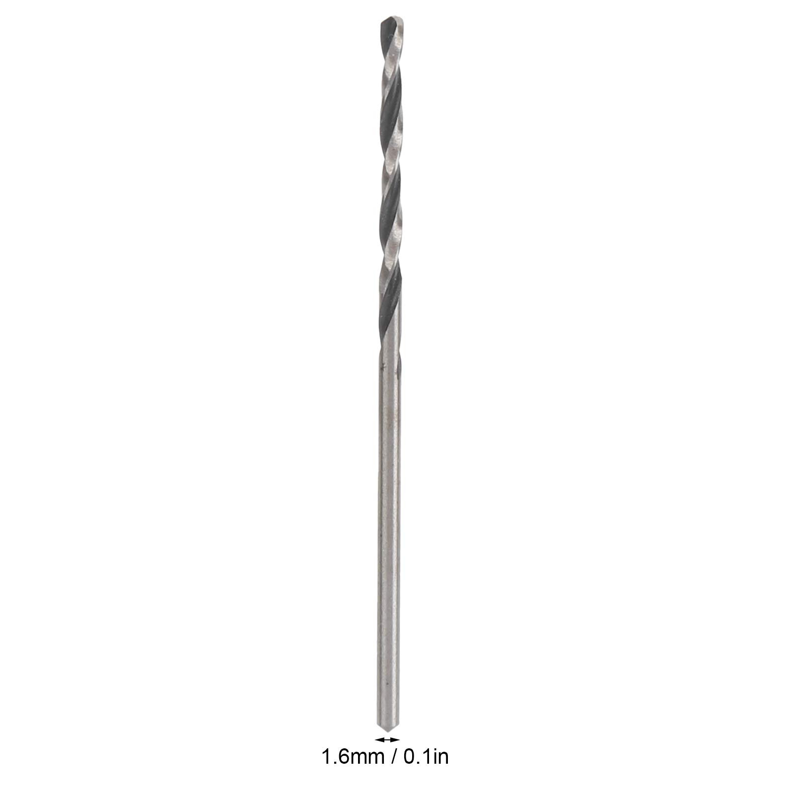 10Pcs 1.6mm Straight Shank Twist Drill Bits - High Speed Steel Jewelry Making Tools for Beads, Metal, Wood & Plastic Drilling - Perfect for DIY Crafts, Jewelry Repair & Small Hole Punching Projects