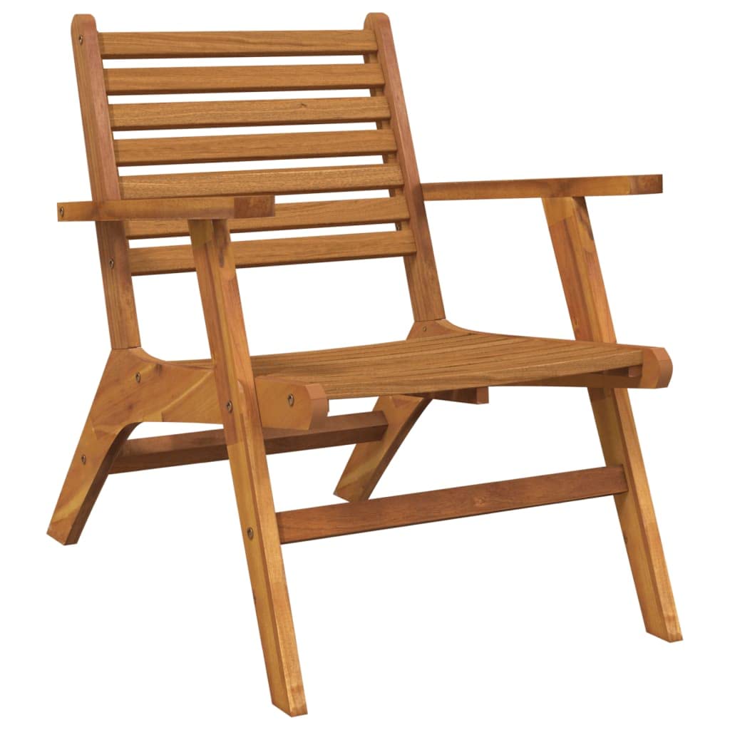 vidaXL 2-Piece Wooden Patio Chairs Set - Outdoor Armchairs for Deck, Backyard, Garden, Balcony & Lawn - Durable Wooden Dining Chairs for Patio Furniture - Perfect for Outdoor Relaxation & Entertaining