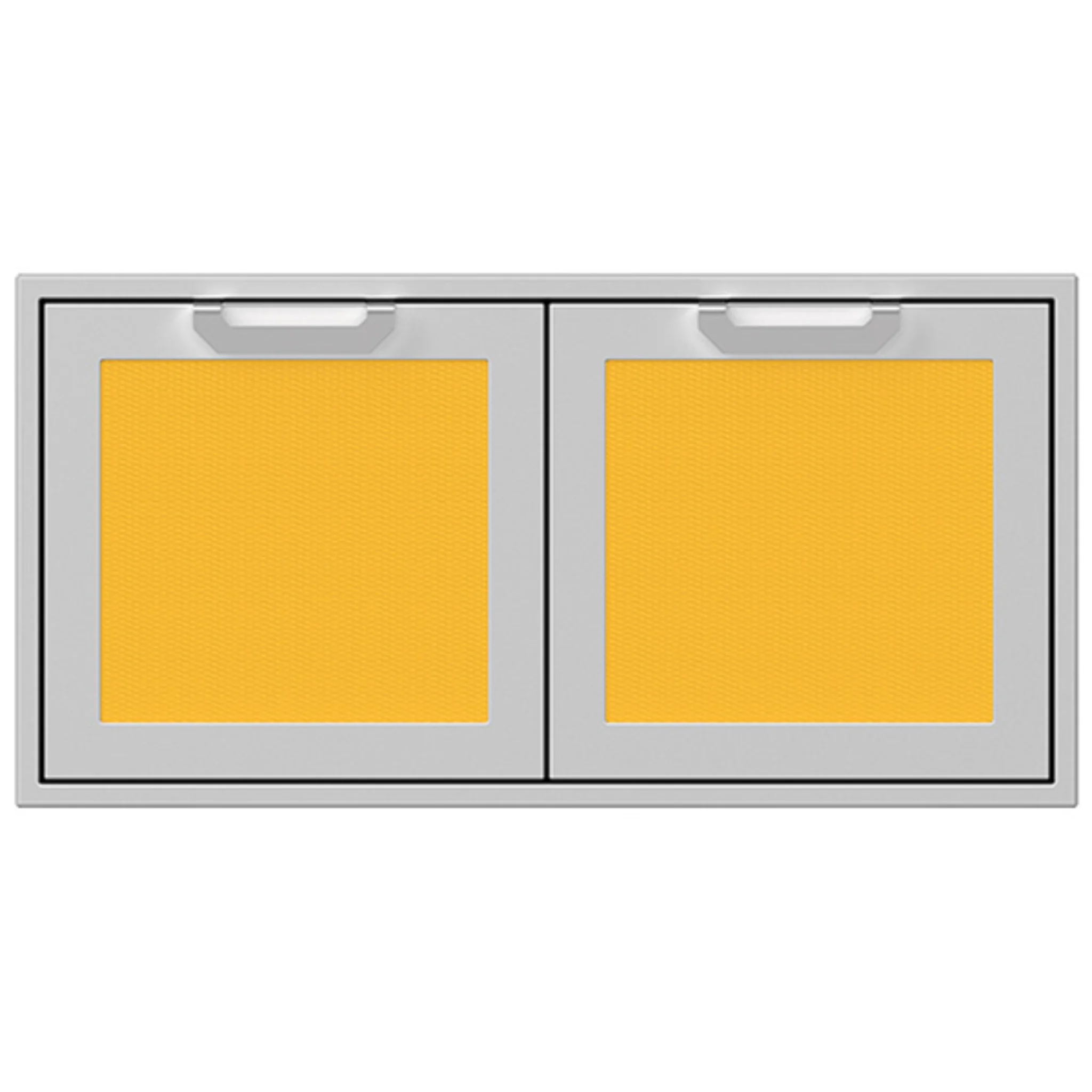 Hestan 42 Inch Outdoor Double Storage Doors with Lock - Heavy Duty Weatherproof Steel Cabinet for Patio, Garden & Backyard Organization (Model AGSD42) | Perfect for Storing Tools, Pool Supplies & Outdoor Equipment