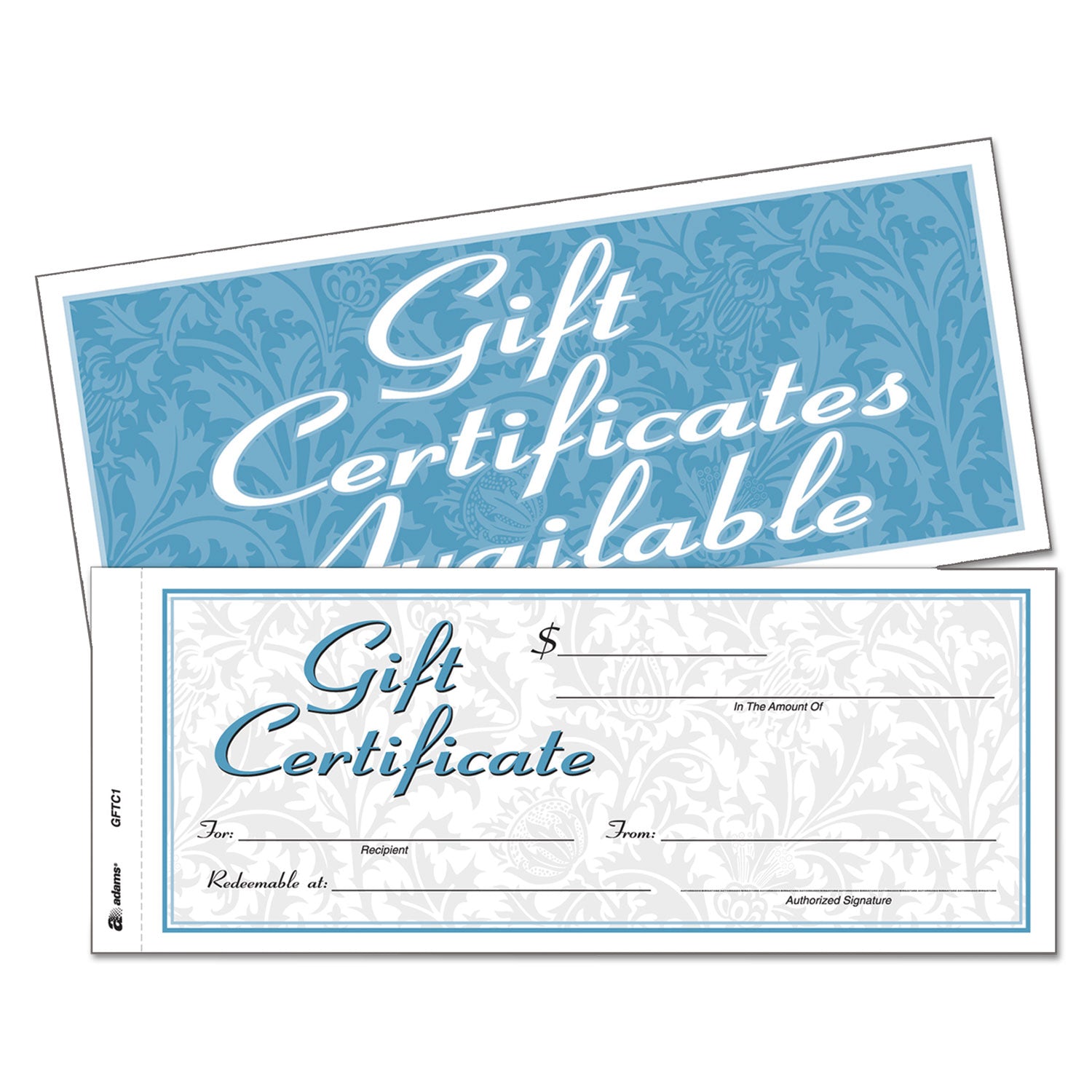 Adams® Premium Gift Certificates with Envelopes - 8